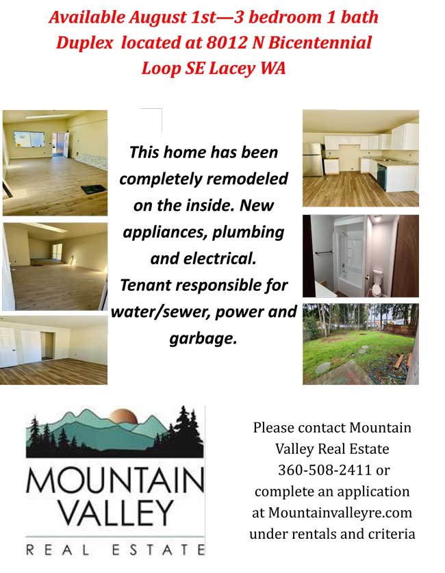 Rental Properties Mountain Valley Real Estate Residential