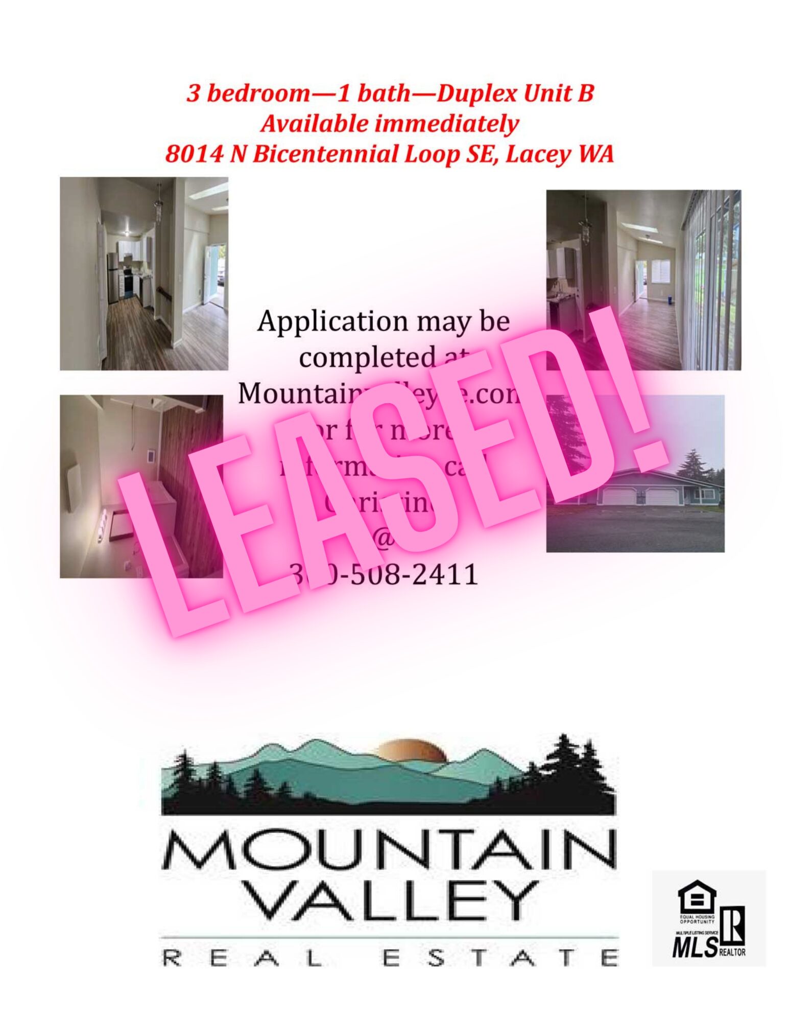 Lacey-rental-8012-Bicentennial Flyer