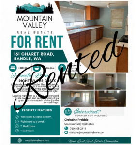 Home for rent in Packwood