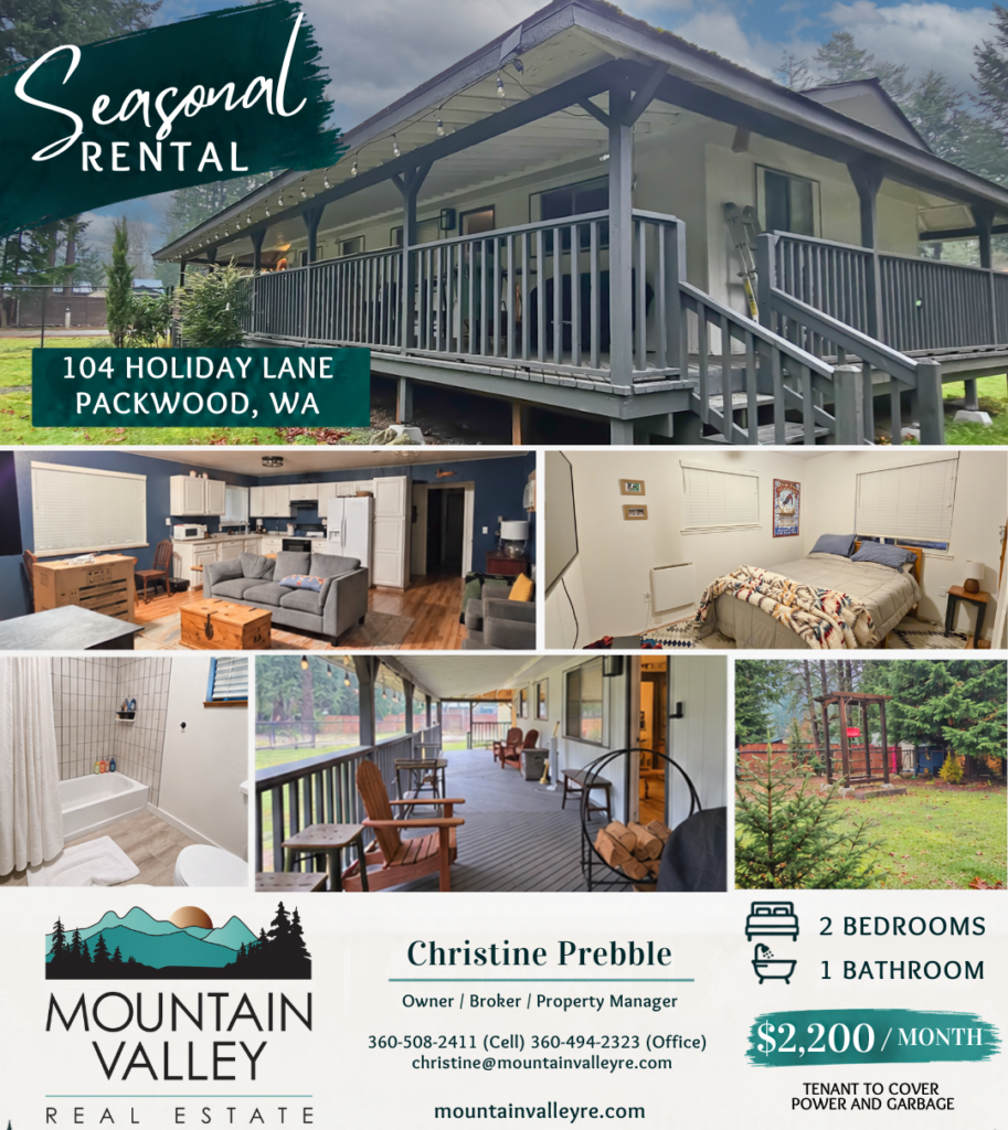 Seasonal Rental in Packwood